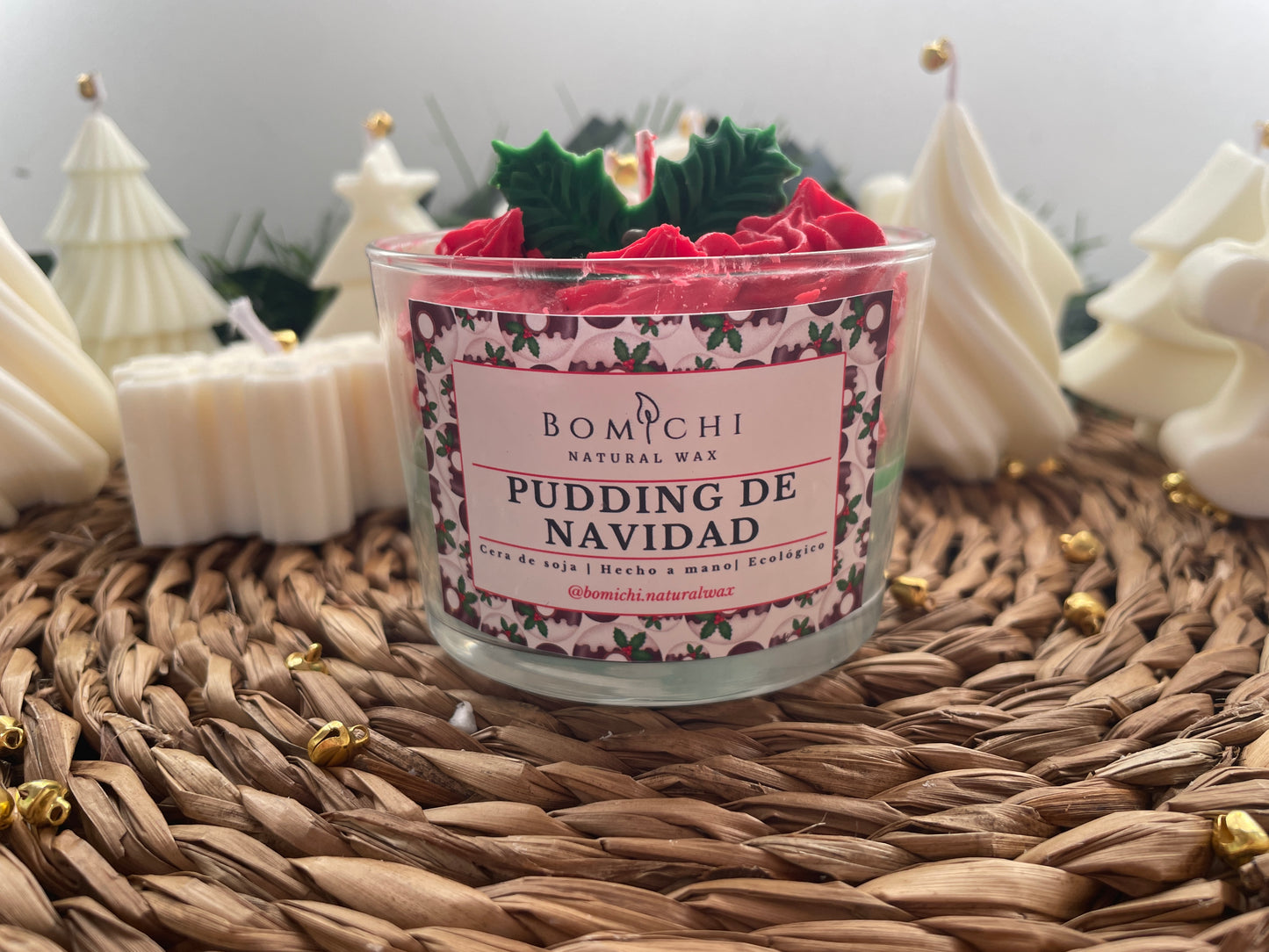 Vela Pudding de Navidad